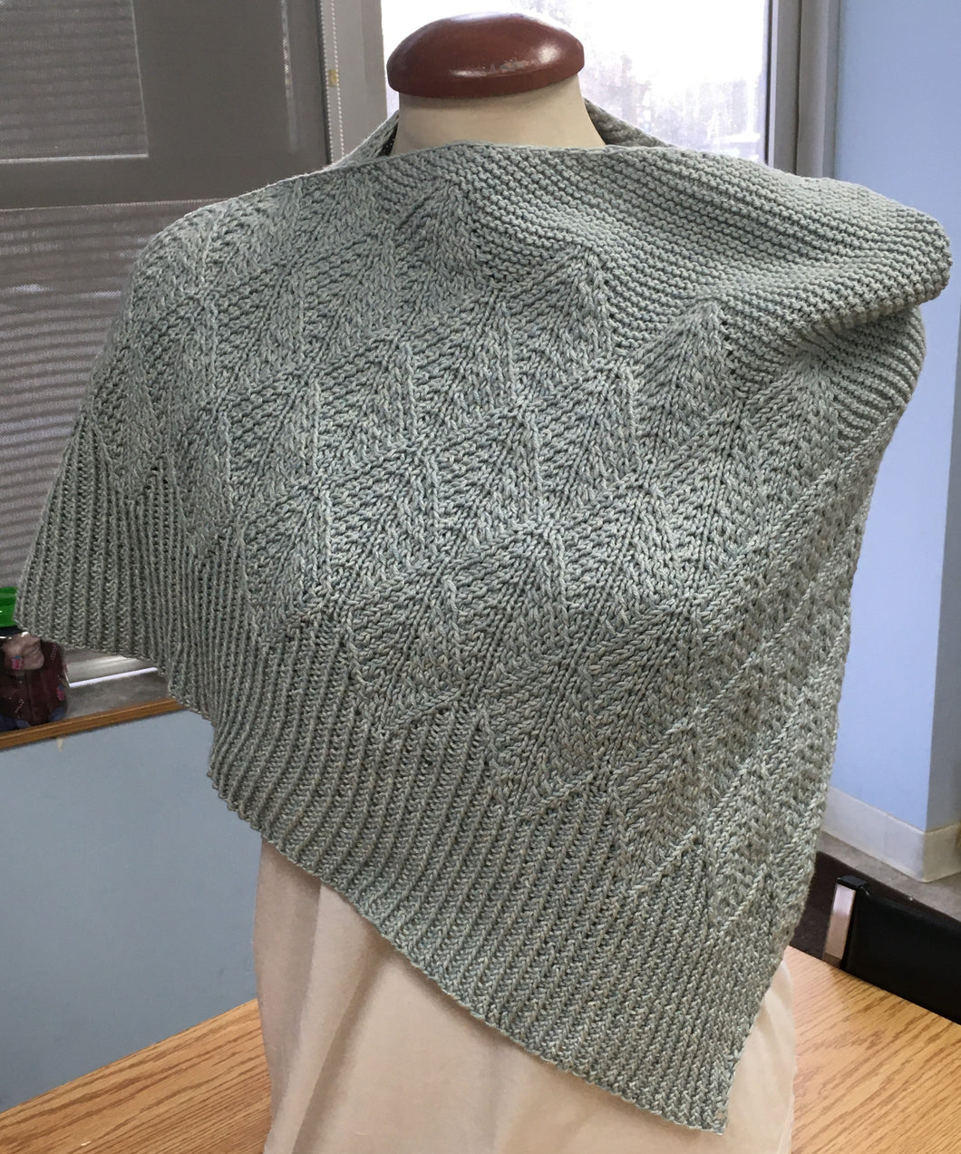 Frosted Leaves Shawl